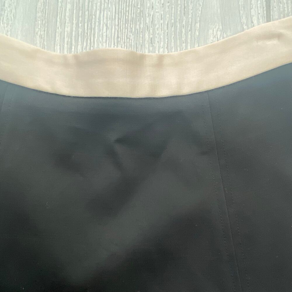 Lisa Perry Black & Cream Wool Blend A Line Skirt Size 2 NEW - Picture 4 of 8